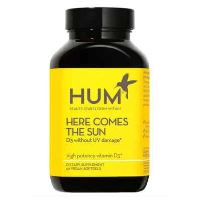 HUM Nutrition Here Comes The Sun™ Vitamin D Immune System Support Supplement