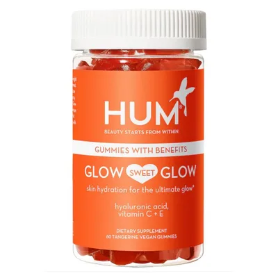 HUM Nutrition Glow Sweet Glow™ - Skin Hydration Vegan Gummies with Hyaluronic Acid & Vitamin C + E