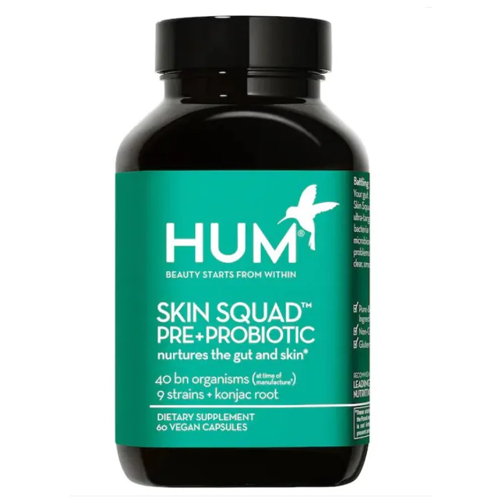 HUM Nutrition Skin Squad™ Pre + Probiotic Supplement for Acne-Prone Skin
