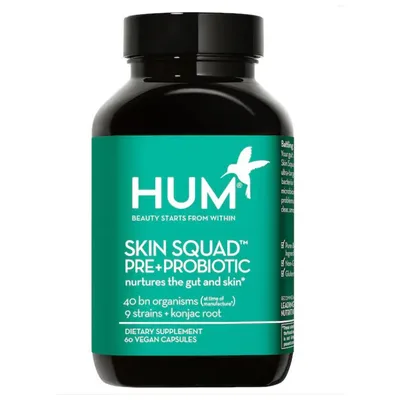 HUM Nutrition Skin Squad™ Pre + Probiotic Supplement for Acne-Prone Skin