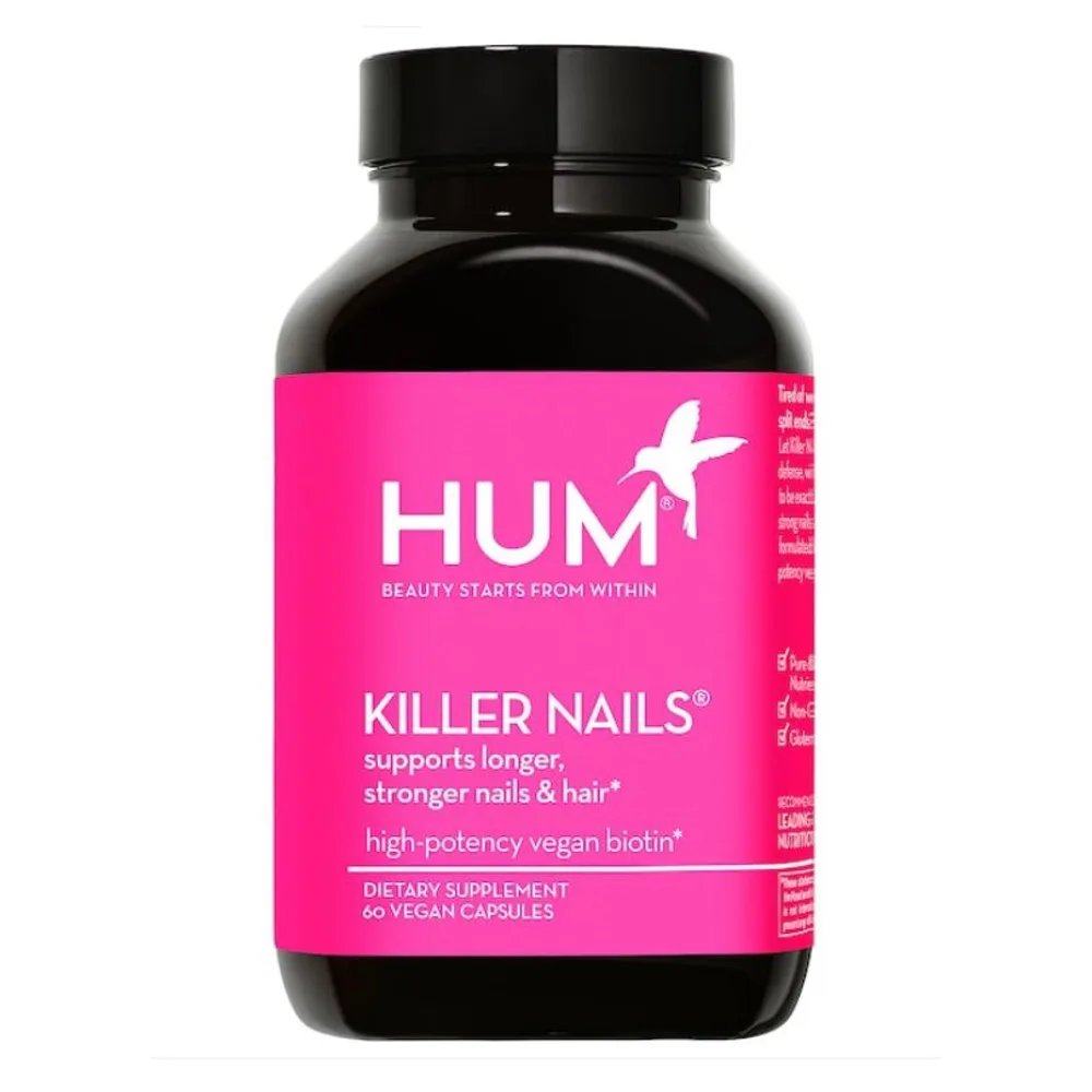 HUM Nutrition Killer Nails® Hair & Nail Strength Supplement with Biotin