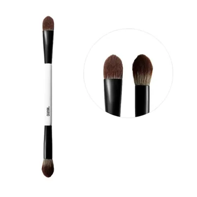 MAKEUP BY MARIO EF1 Dual-Ended Cream & Powder Brush