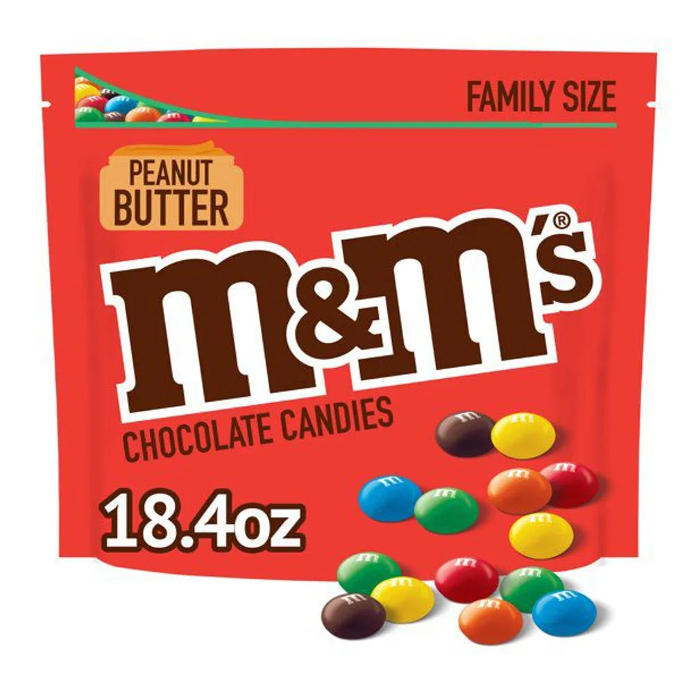 M&M's Peanut Butter Milk Chocolate Candy Family Size