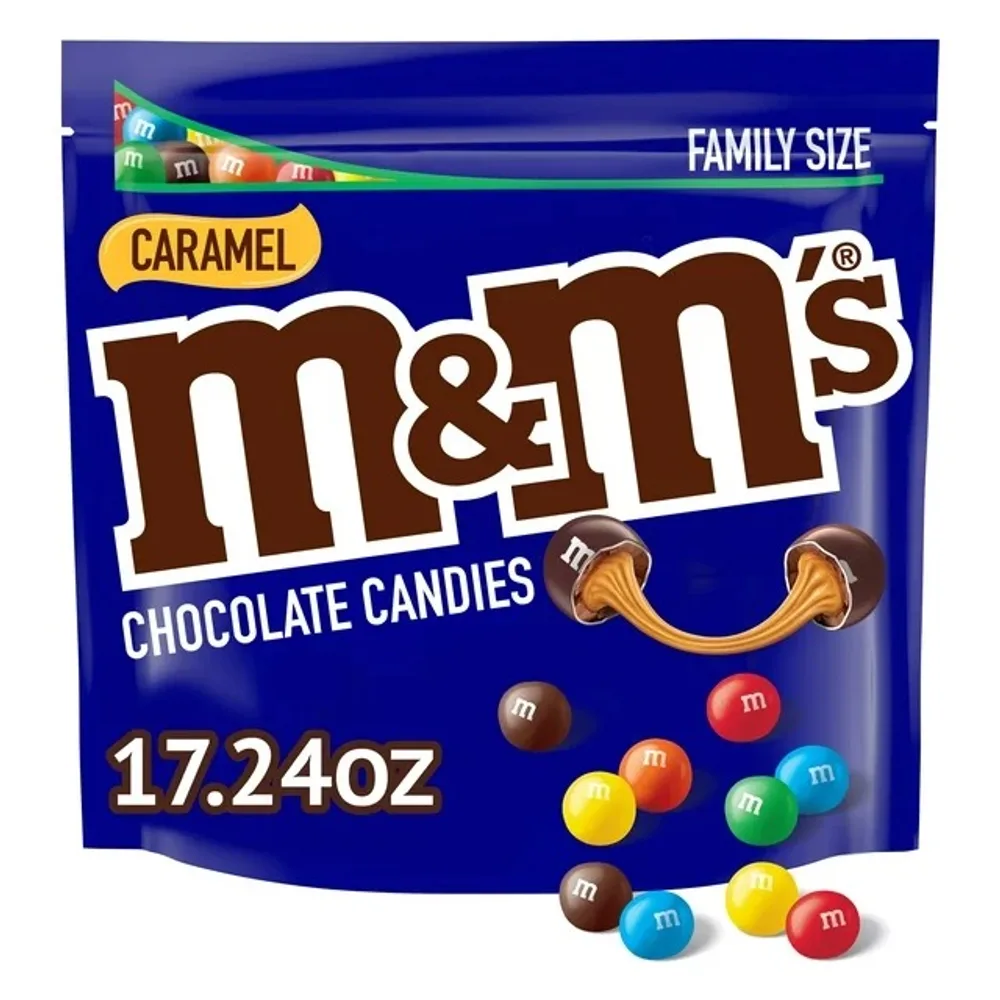 M&M's Caramel Milk Chocolate Candy Family Size