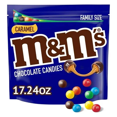 M&M's Caramel Milk Chocolate Candy Family Size