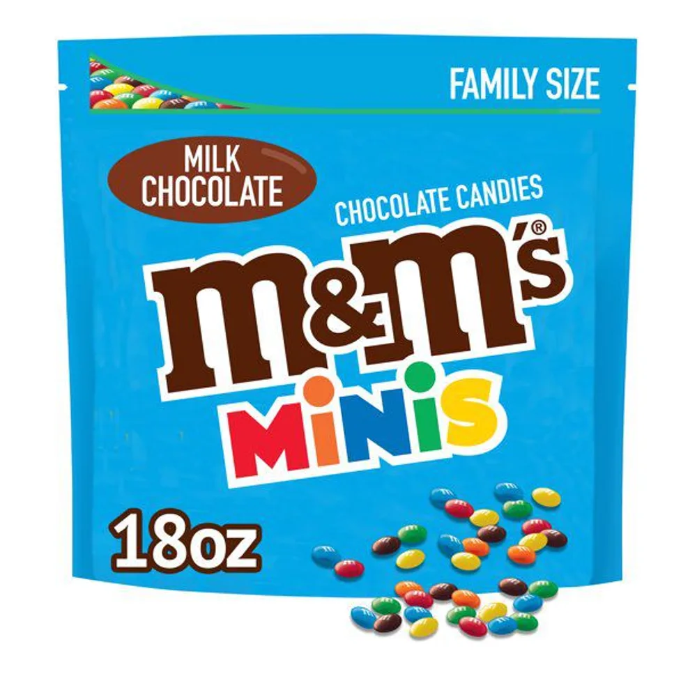 M&M's Minis Milk Chocolate Candy Family Size