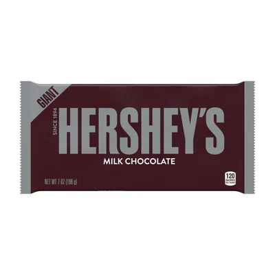 Hershey's  Giant Milk Chocolate Candy Individually Wrapped
