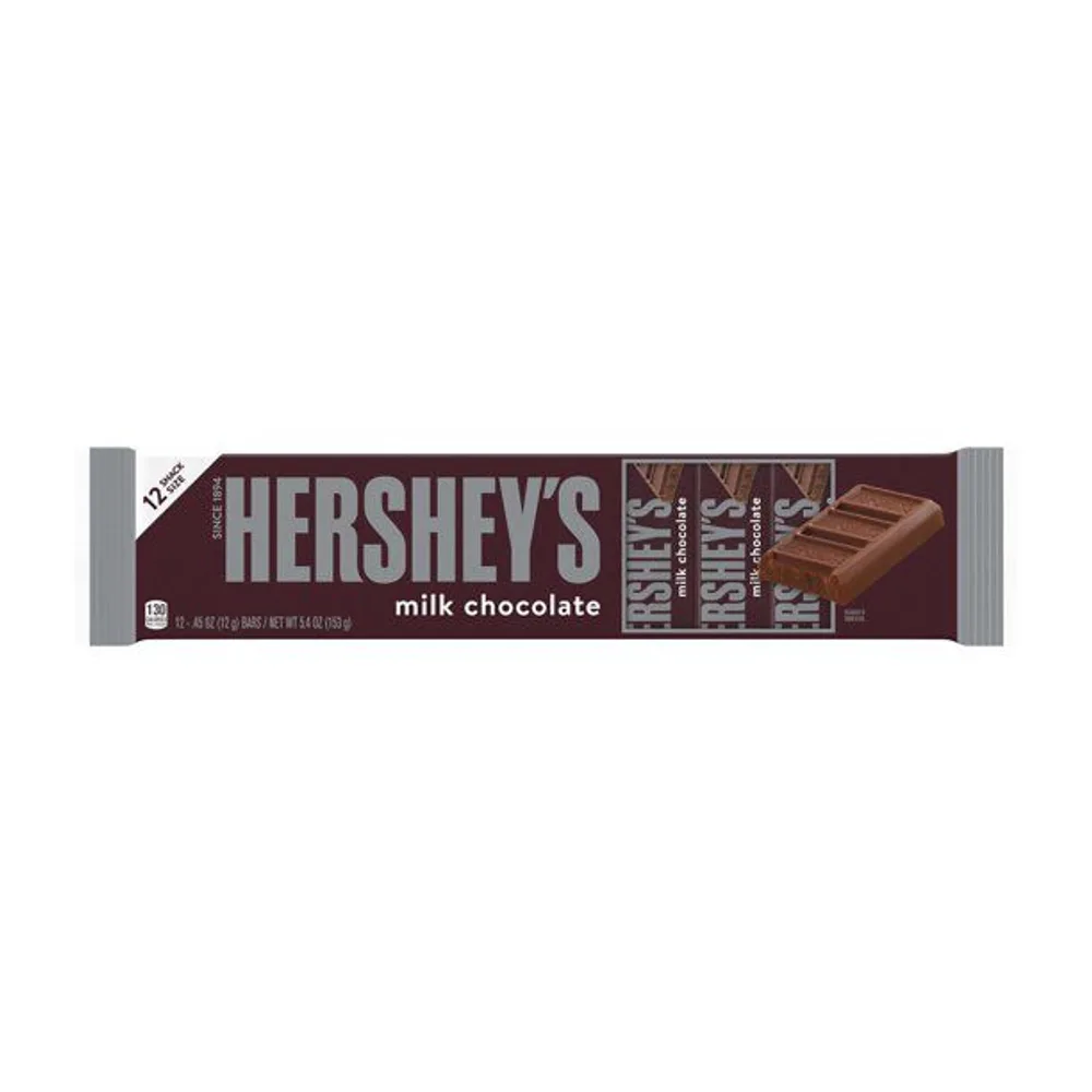 Hershey's Milk Chocolate Snack Size Candy Individually Wrapped