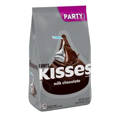 Hershey's Kisses Milk Chocolate Candy Holiday Party Size