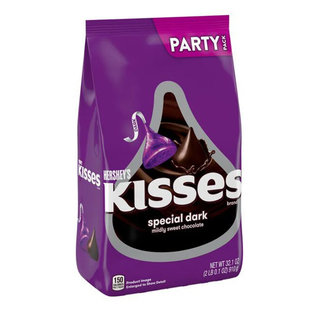 Hershey's Kisses Special Dark Mildly Sweet Dark Chocolate Candy Holiday