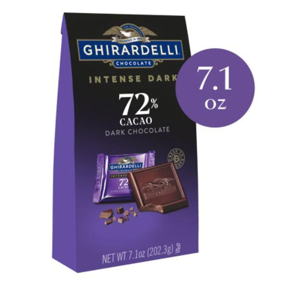 Ghirardelli Intense Dark Chocolate Squares, 72% Cacao