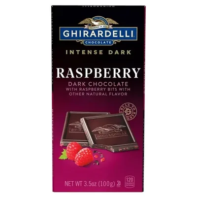 Ghirardelli Intense Dark Chocolate Bar Raspberry