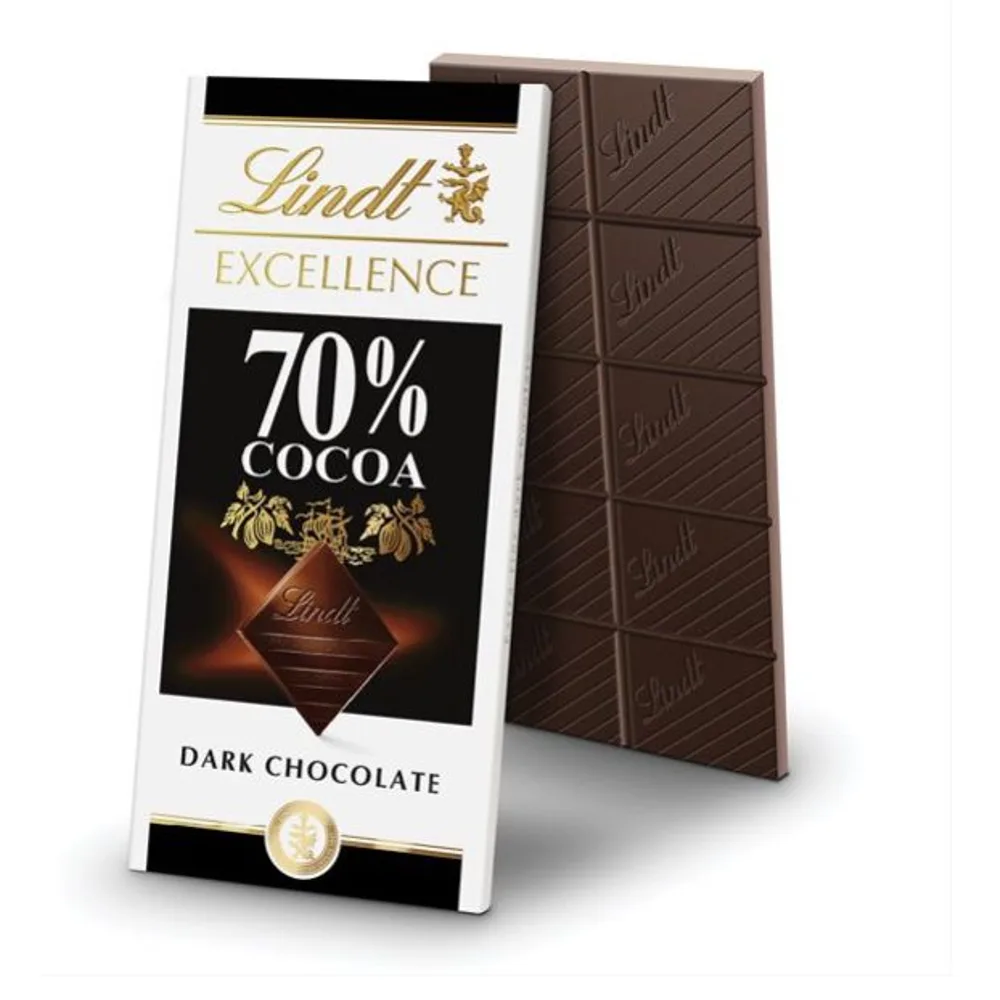 Lindt Excellence 70% Cocoa Dark Chocolate Candy Bar