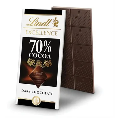 Lindt Excellence 70% Cocoa Dark Chocolate Candy Bar