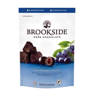 Brookside Dark Chocolate with Acai and Blueberry Flavors Candy
