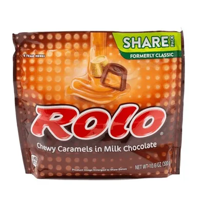 Rolo Chocolate Caramel Candy Individually Wrapped