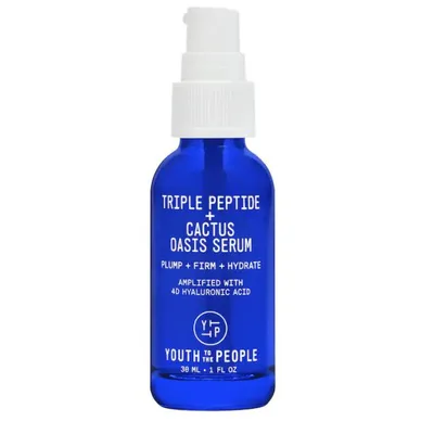 Youth To The People Triple Peptide Hydrating + Firming Oasis Serum with Hyaluronic Acid