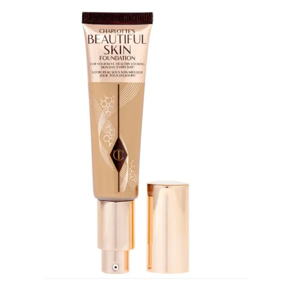 Charlotte Tilbury Beautiful Skin Medium Coverage Liquid Foundation with Hyaluronic Acid