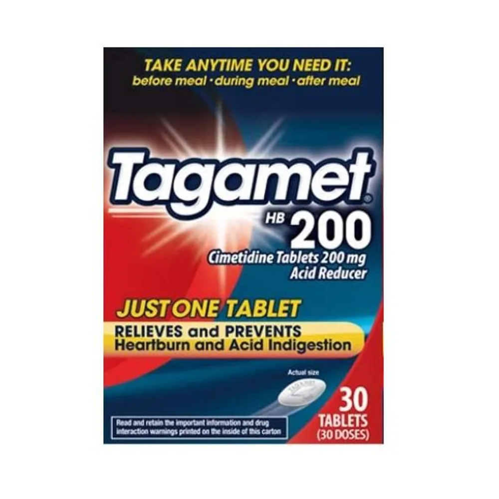 Tagamet HB 200 mg Cimetidine Acid Reducer and Heartburn Relief