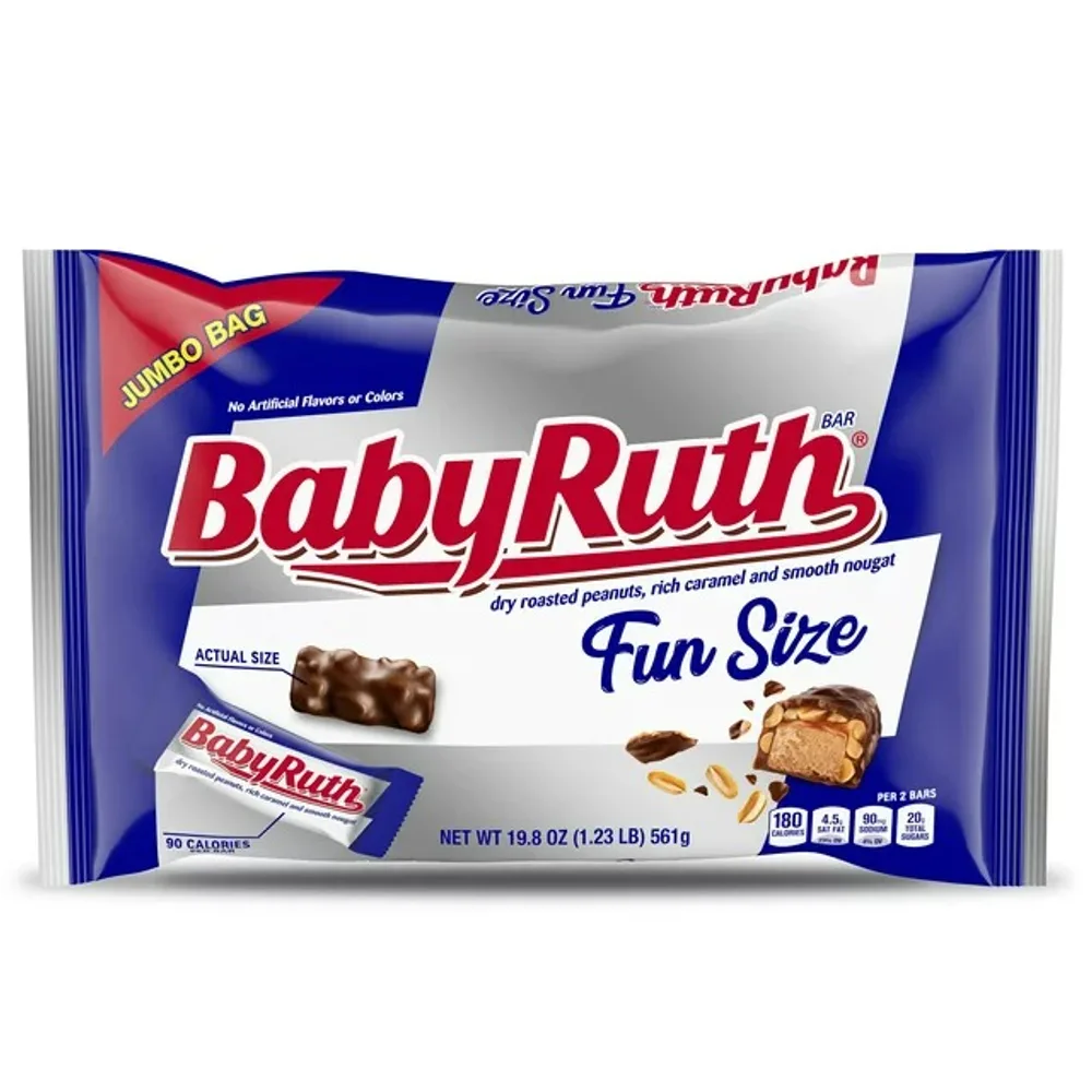 Baby Ruth Fun Size Milk Chocolate-y Candy Bars