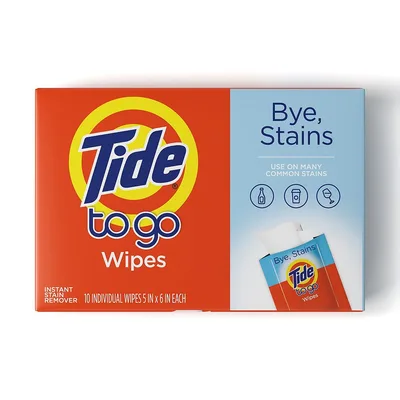 Tide To Go Instant Stain Wipes