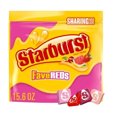 Starburst Favereds Fruit Chews Gummy Candy Sharing Size