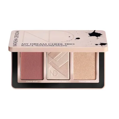 Natasha Denona My Dream Cheek Trio - Cream Blush Glow Cream Base and Glow Powder Highlighter