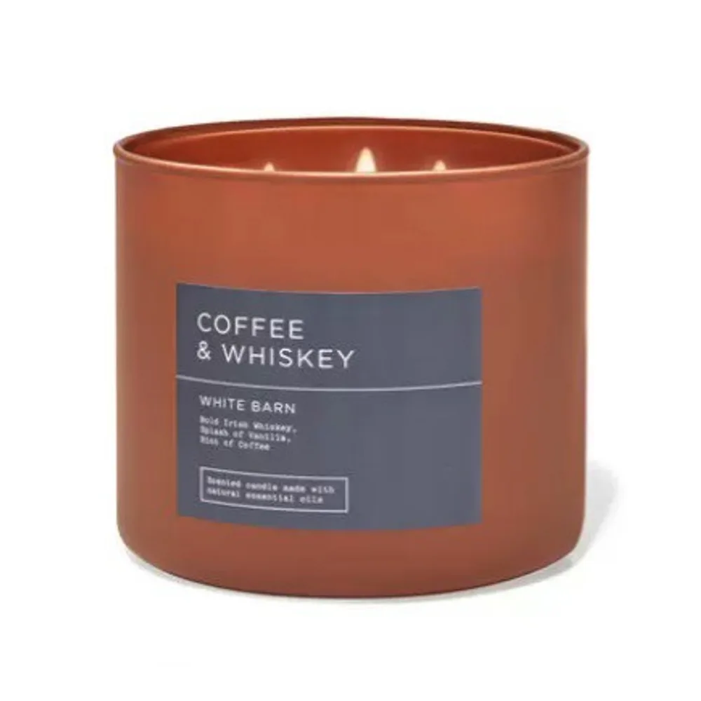 Coffee & Whiskey 3-Wick Candle