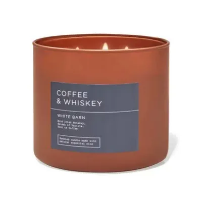 Coffee & Whiskey 3-Wick Candle