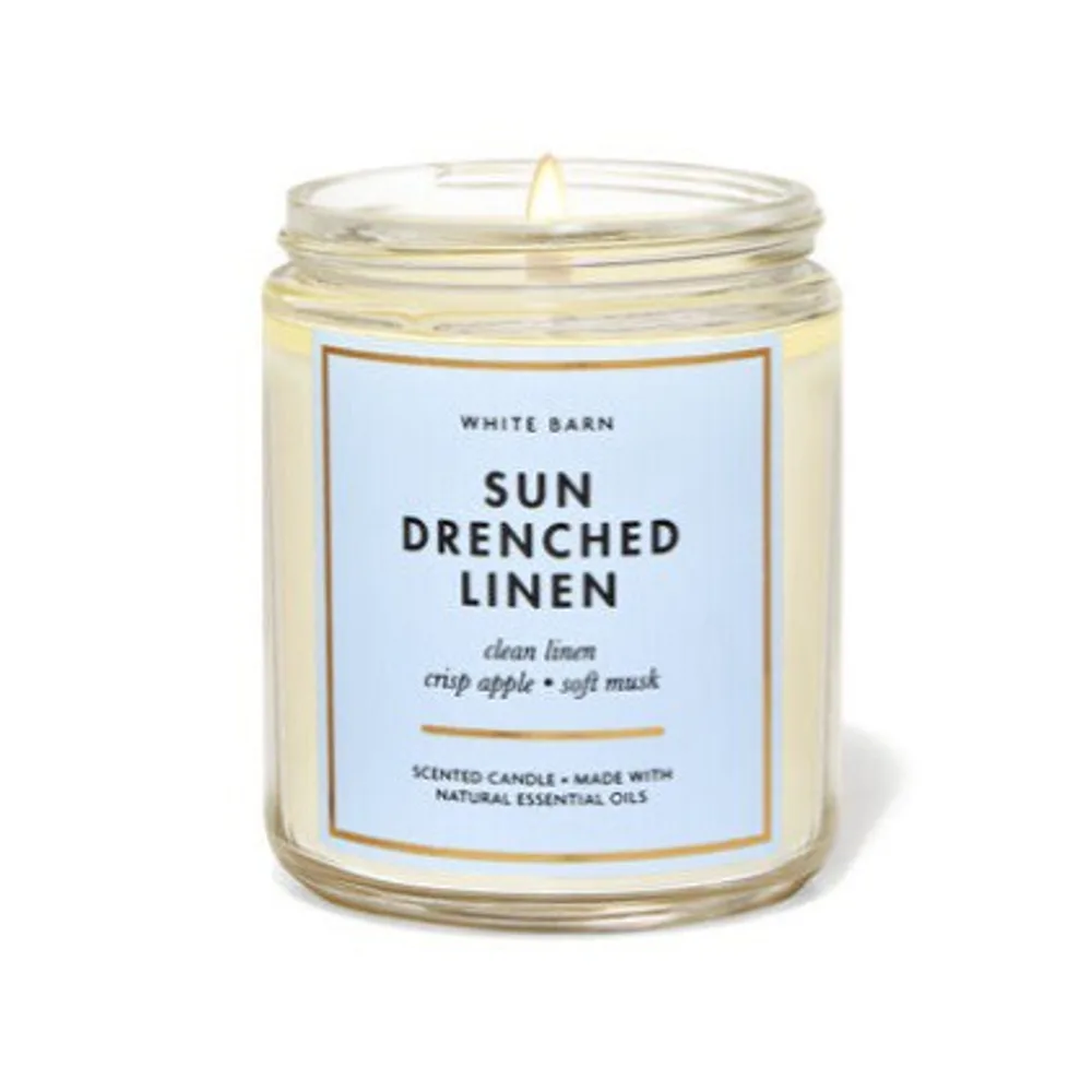 Sundrenched Linen Wick Candle