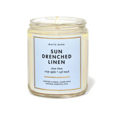 Sundrenched Linen Wick Candle