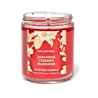 Japanese Cherry Blossom Single Wick Candle