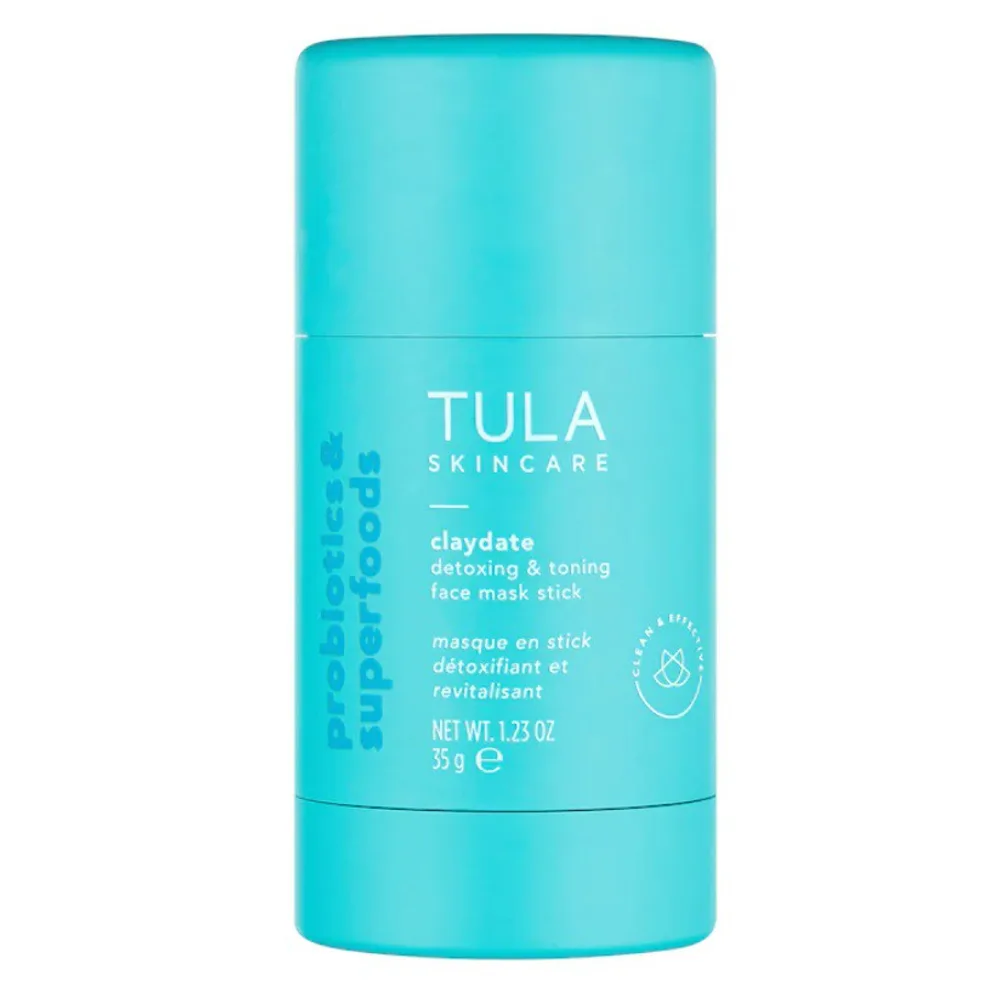Tula Cuidados com a pele Claydate Desintoxicante e Tonificante Máscara Facial Stick