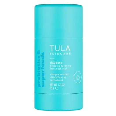 Tula Cuidados com a pele Claydate Desintoxicante e Tonificante Máscara Facial Stick