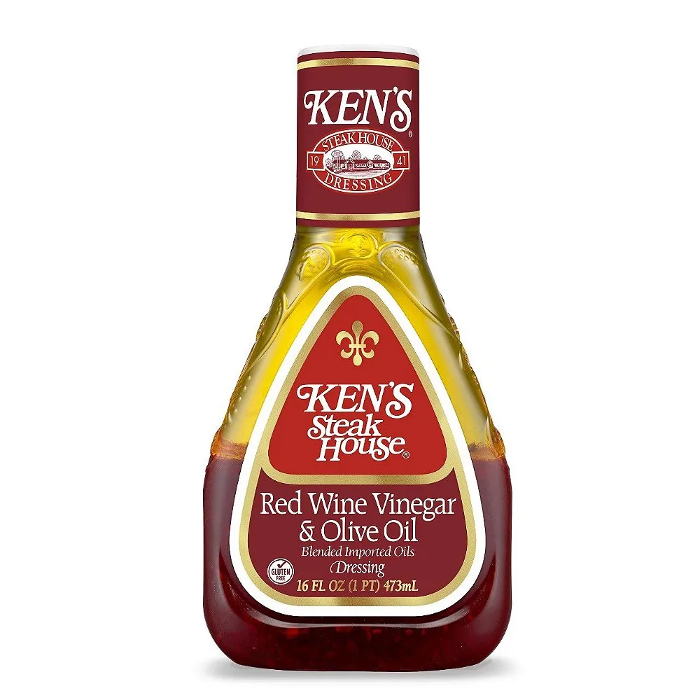 Ken's Steak House Red Wine Vinegar & Olive Oil Vinaigrette Salad Dressing