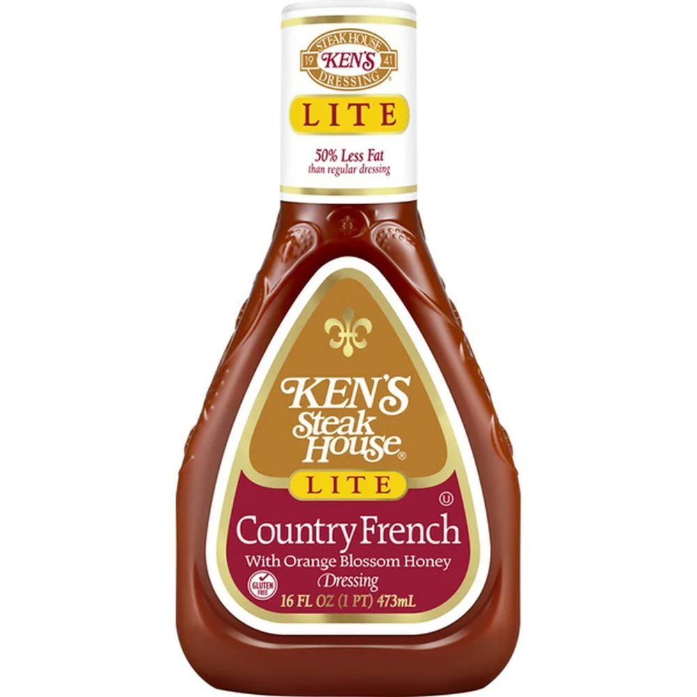 Ken's Steakhouse Lite Dressing Country French with Orange Blossom Honey