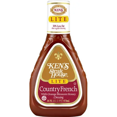 Ken's Steakhouse Lite Dressing Country French with Orange Blossom Honey