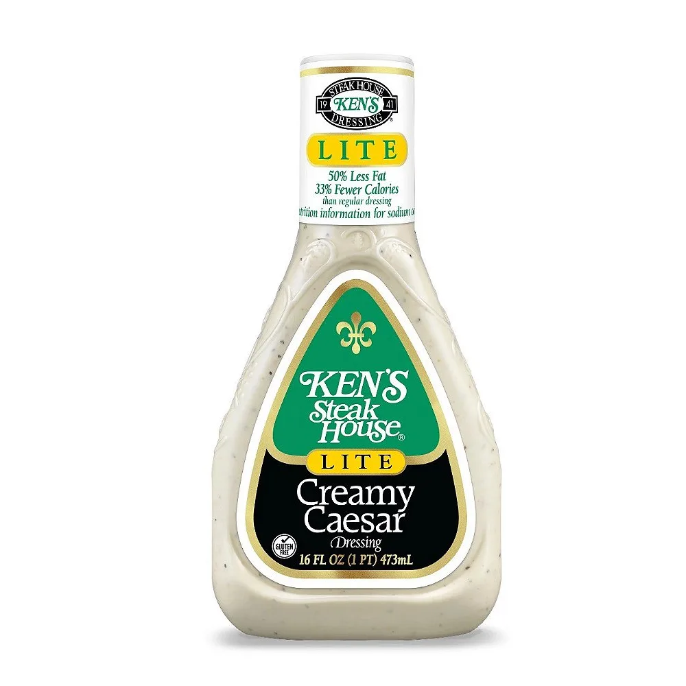 Ken's Steak House Lite Creamy Caesar Salad Dressing