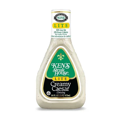 Ken's Steak House Lite Creamy Caesar Salad Dressing
