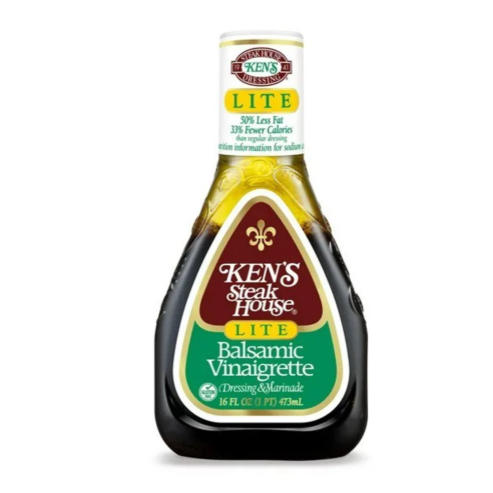 Ken's Steak House Lite Balsamic Vinaigrette Salad Dressing