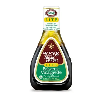 Ken's Steak House Lite Balsamic Vinaigrette Salad Dressing