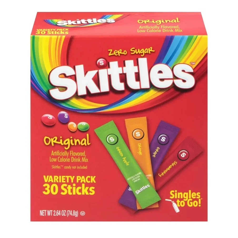 Skittles Variety Pack Sugar Free Drink Mix