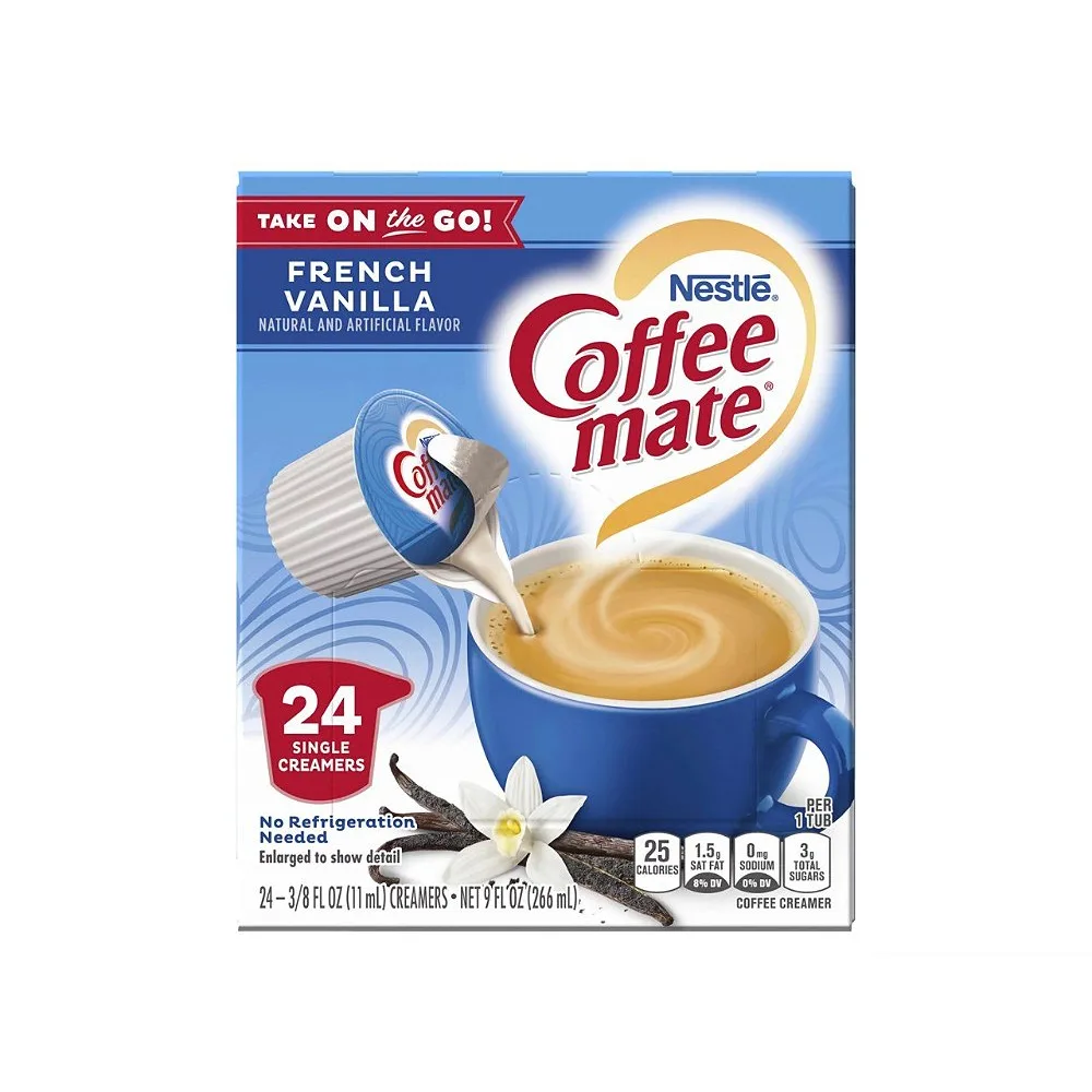 Nestle Coffee Mate French Vanilla Liquid Coffee Creamer Singles