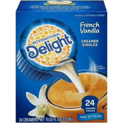 International Delight French Vanilla Coffee Creamer Singles