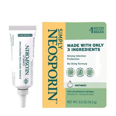 Simply Neosporin Formula 3 Ingredient Antibiotic Ointment