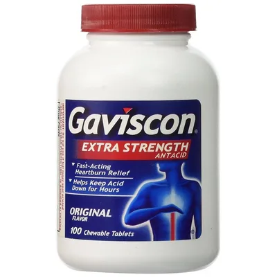 Gaviscon Antacid Extra Strength Chewable Tablets Original