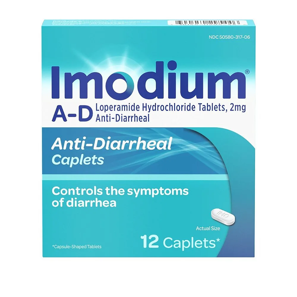 Imodium A-D Diarrhea Relief Caplets Loperamide Hydrochloride