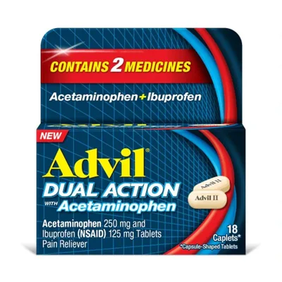 Advil Dual Action With Acetaminophen