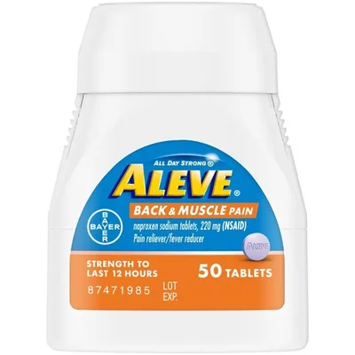 Aleve Back & Muscle Pain Relief Naproxen Sodium Tablets