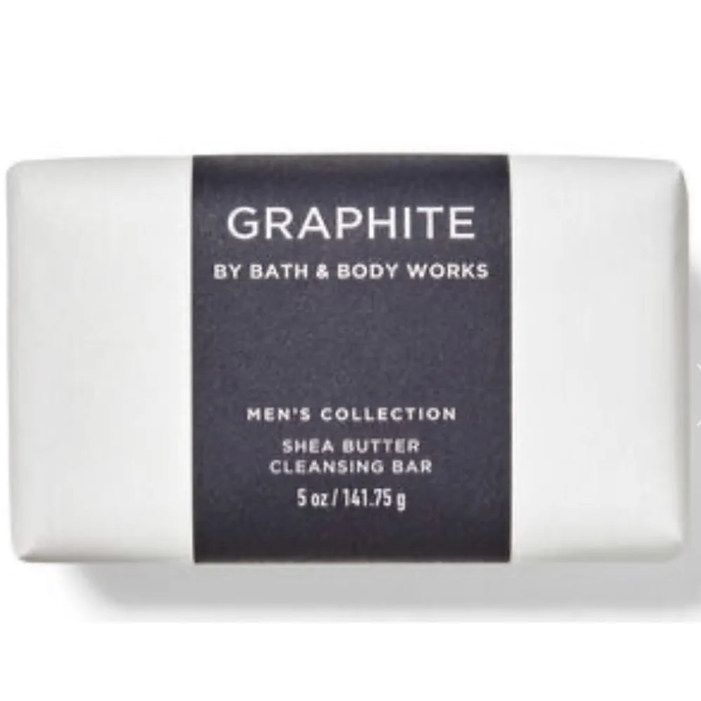 Mens Graphite Shea Butter Cleansing Bar